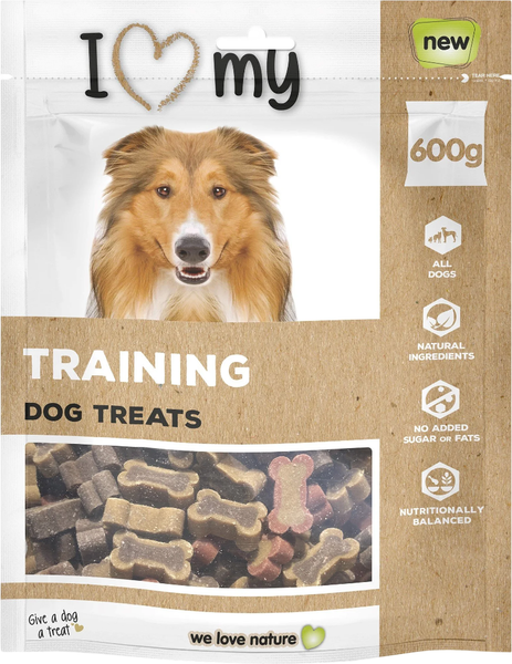 Лакомство для собак I Love My Pet Duo Training жевательные косточки с мясом птицы / G6416 - фото