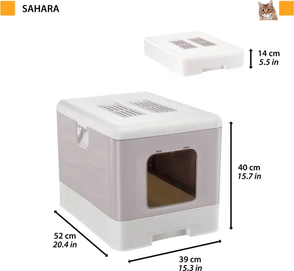 Туалет-домик Ferplast Sahara / 72055119 (лавандовый)