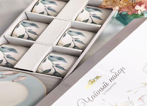 Набор для чая/кофе JEWEL Оливи / ПС0020-09