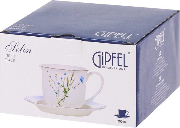 Чашка с блюдцем Gipfel Selin 43241