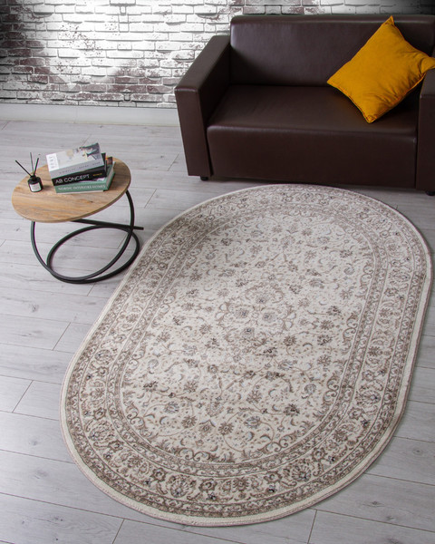 Ковер Merinos Valencia Deluxe F014-OVAL-CREAM