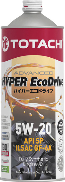 Моторное масло Totachi Hyper Ecodrive 5W20 SP / E1401 - фото