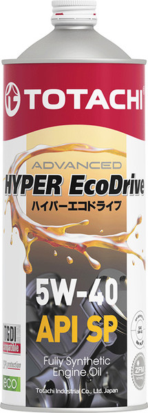 Моторное масло Totachi Hyper Ecodrive 5W40 SP SN/CF / E1501 - фото