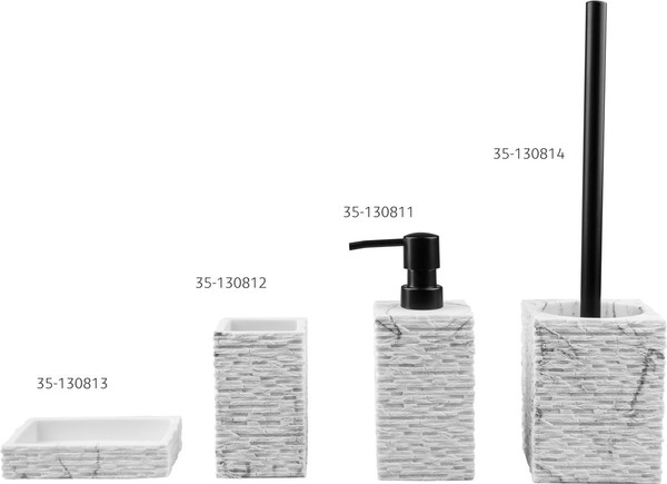 Дозатор для жидкого мыла Perfecto Linea Stonewave / 35-130811