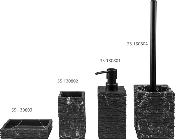 Мыльница Perfecto Linea Stonewave / 35-130803