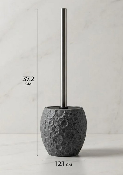 Ершик для унитаза Perfecto Linea Moon Stone / 35-384464