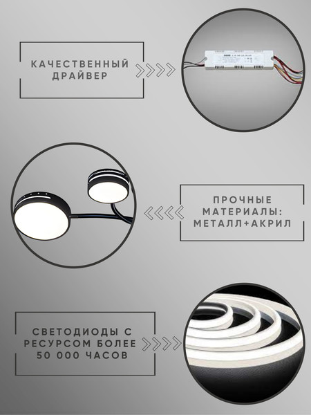 Люстра Aitin-Pro H77105/6+1