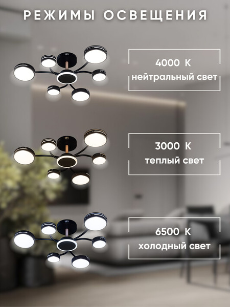 Люстра Aitin-Pro H77105/6+1