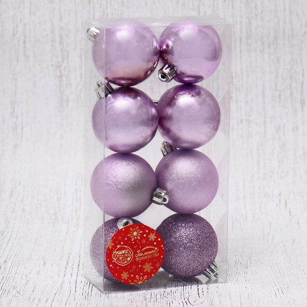 Набор шаров новогодних Зимнее волшебство Классика / 6531970