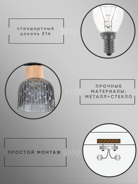 Потолочный светильник Aitin-Pro НПБ 02-2x60-101 / 6776/2