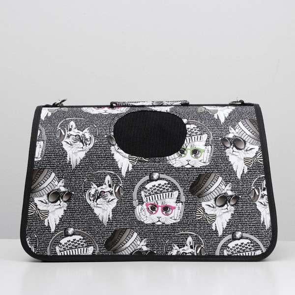 Сумка для животных Sima-Land Зимние коты / 4777615