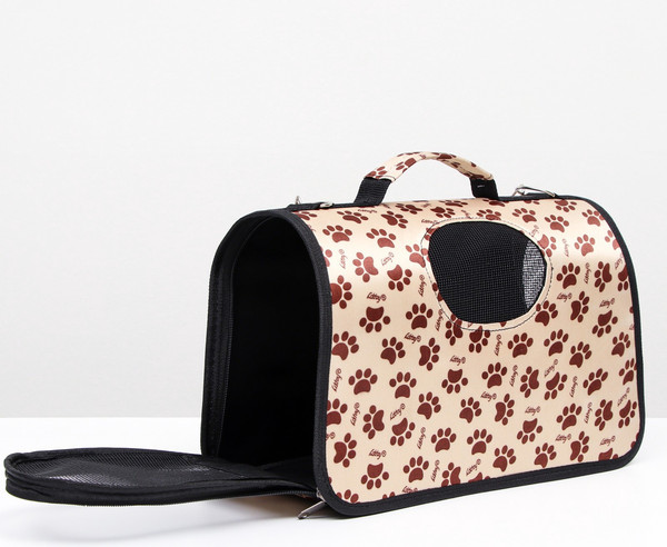 Сумка для животных Sima-Land Лапки Happy / 6971579