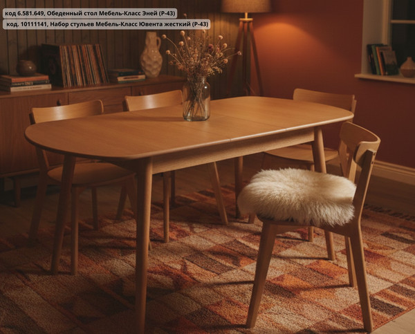 Набор стульев Мебель-Класс Ювента жесткий