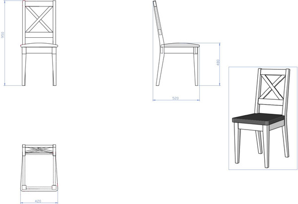 Набор стульев Мебель-Класс Юнона 