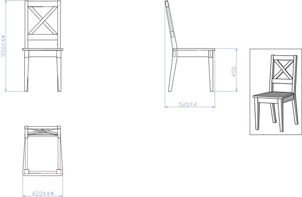 Набор стульев Мебель-Класс Флора 