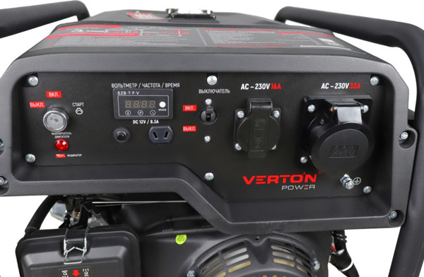 Бензиновый генератор Verton Power GG8500ES / 01.15815.15820