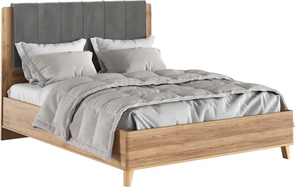 Двуспальная кровать MODULA Карпин с подъемным механизмом INV01KM-1686/2078/1254(04) - фото