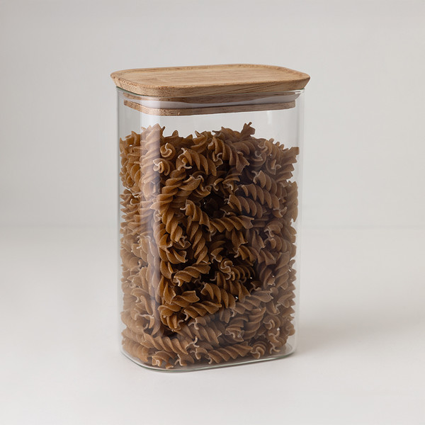 Емкость для хранения Smart Solutions Glass Acacia SS0000343