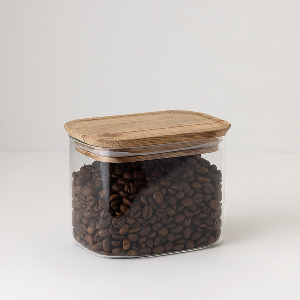 Емкость для хранения Smart Solutions Glass Acacia SS0000344