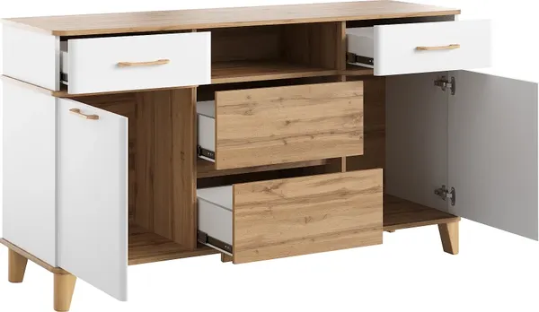 Тумба MODULA Карпин INV01T-2D4S-1584/491/880(02)