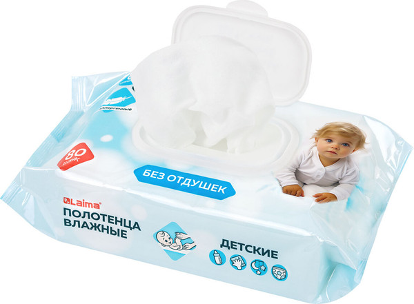 Влажные салфетки детские Laima Kids / 116525