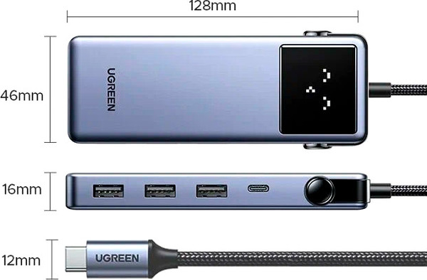 Док-станция для ноутбука Ugreen CM888 / 45155