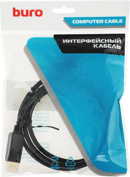 Кабель Buro BU-DP-V1.2-1.5M