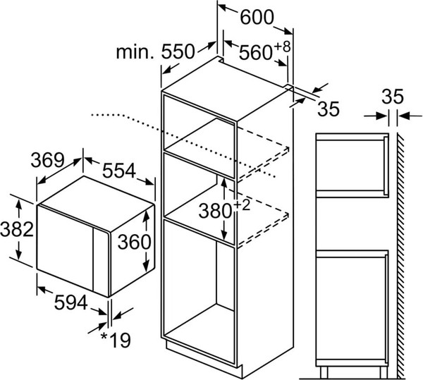 Микроволновая печь Bosch BEL454MB1F