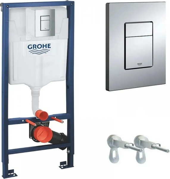Унитаз подвесной с инсталляцией Grado GD-W201T + GROHE Rapid SL 38772001