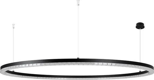 Потолочный светильник Arlight SP-DIAMOND-R1250-80W Warm3000 BK 45 deg / 054491 - фото