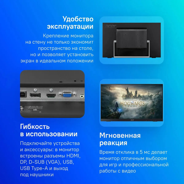 Монитор Acer UT222QBMIP (UM.WW2CD.001)