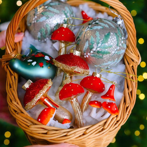 Елочная игрушка Gisela Graham Alpine Christmas Альпийская птица / 00499