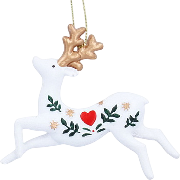 Елочная игрушка Gisela Graham Alpine Christmas Альпийский олень / 10552_GIS - фото