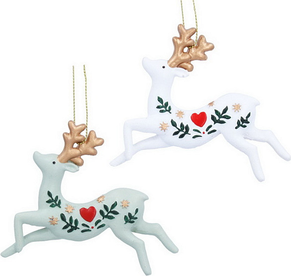 Елочная игрушка Gisela Graham Alpine Christmas Альпийский олень / 10552_GIS