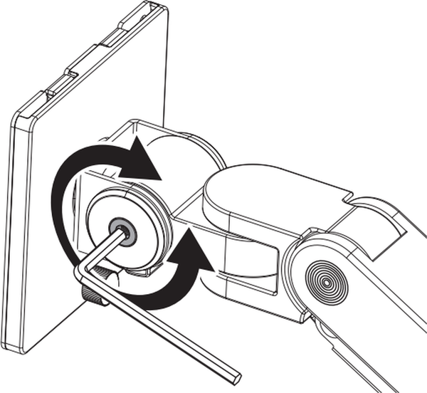 Кронштейн для монитора Ergosmart Heavy-Duty Lux