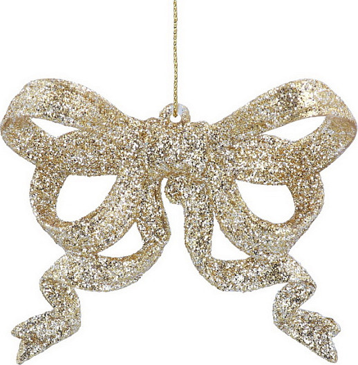 Елочная игрушка Gisela Graham Night at the Opera Бант / 10183 - фото