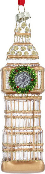 Елочная игрушка Gisela Graham London Christmas Биг Бен / 01268 - фото