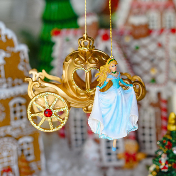 Елочная игрушка Gisela Graham Fairy Tales Карета Золушки / 16376