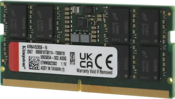 Оперативная память DDR5 Kingston KVR64V52BS8-16