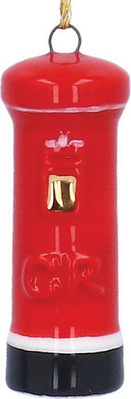 Елочная игрушка Gisela Graham London Christmas Лондонский почтовый ящик / 11027 - фото