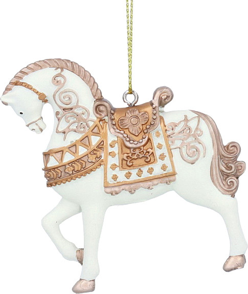 Елочная игрушка Gisela Graham Night at the Opera Лошадка / 10297 - фото