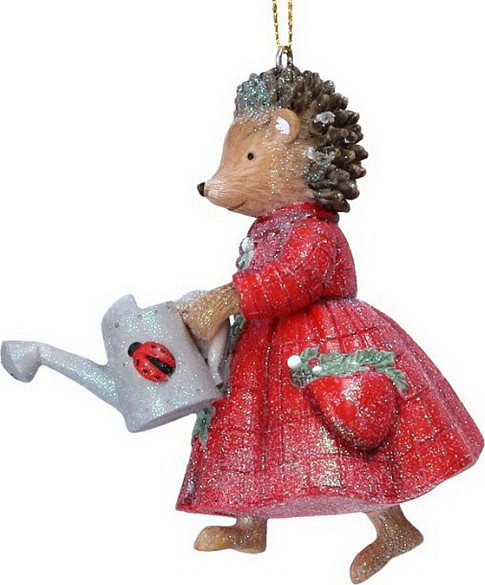 Елочная игрушка Gisela Graham Woodland Tales Миссис Ежик / 14320_2 - фото