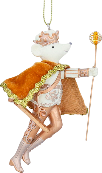 Елочная игрушка Gisela Graham Night at the Opera Мышиный король / 10291 - фото