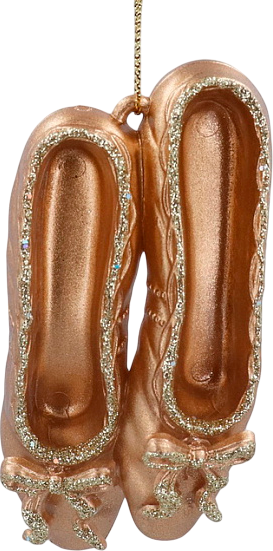 Елочная игрушка Gisela Graham Night at the Opera Пуанты / 10391 - фото