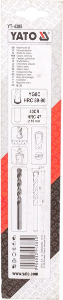 Сверло Yato YT-4385