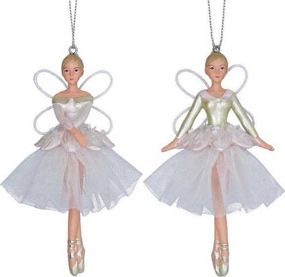 Елочная игрушка Gisela Graham Snowberries Фея / 10114