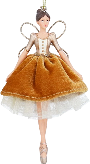 Елочная игрушка Gisela Graham Night at the Opera Фея / 10290_2 - фото