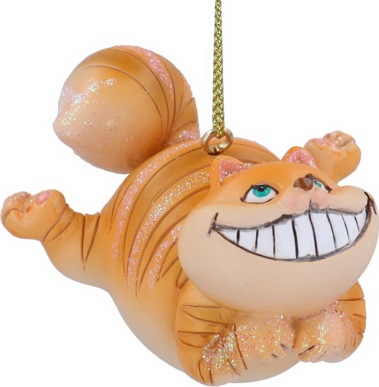 Елочная игрушка Gisela Graham Fairy Tales Чеширский кот / 10679 - фото