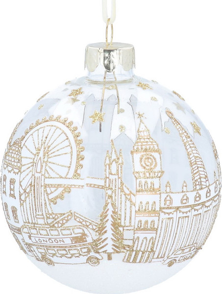 Шар новогодний Gisela Graham London Christmas Панорама Лондона / 01149 - фото