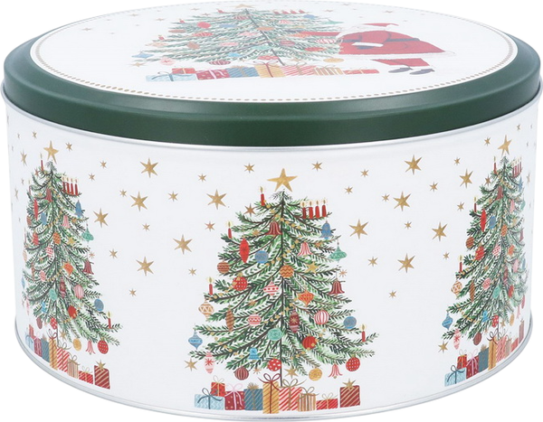 Емкость для хранения Gisela Graham Nostalgia Санта с елкой / 31576 - фото